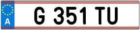 Truck License Plate